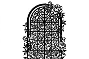 50 Floral French Window Ornament, a Decorative Illustration by Amazin_art (Thumbnail 34 of 44)