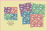 Jack Russell Clipart Digital Paper, an Animal Illustration by VianneArt (Thumbnail 4 of 8)