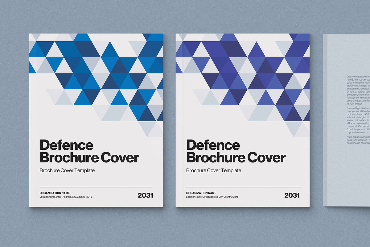 Geometric Brochure Cover Template, a Brochure Template by BrandPacks (Photo 2 of 6)
