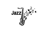 Saxophone Music Love Vector Bundle, an Illustration by Designs_River (Thumbnail 12 of 51)