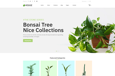 Plants And Nursery Shopify Theme, a Shopify Template by HasThemes