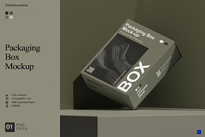 Packaging Box Mockup
