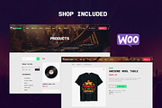 DJsound - Night Club WordPress Theme, a WordPress Template by Opal Wordpress Theme (Thumbnail 6 of 7)