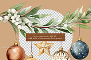 Watercolor Cozy Christmas Clipart, a Decorative Illustration by OKArtHub (Thumbnail 7 of 8)