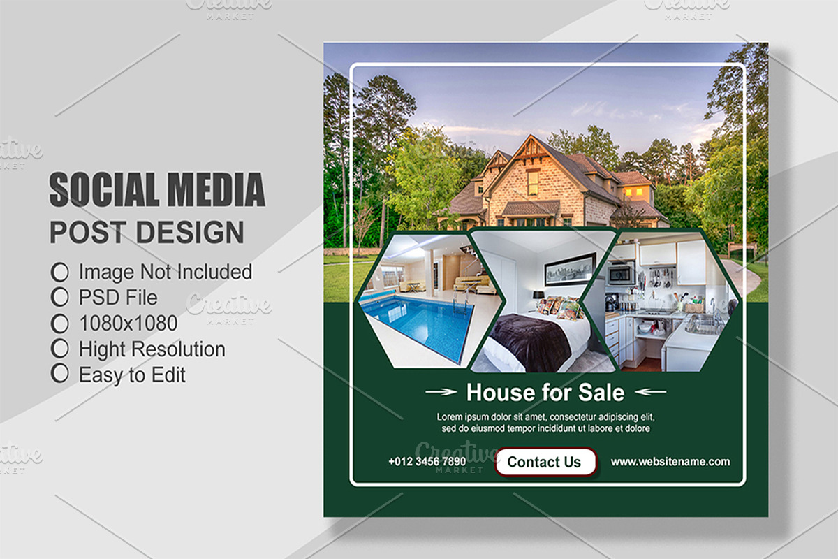 Real Estate Instagram Post Templates preview 7
