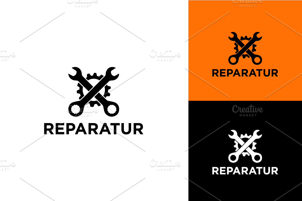Logo Reparatur Modern