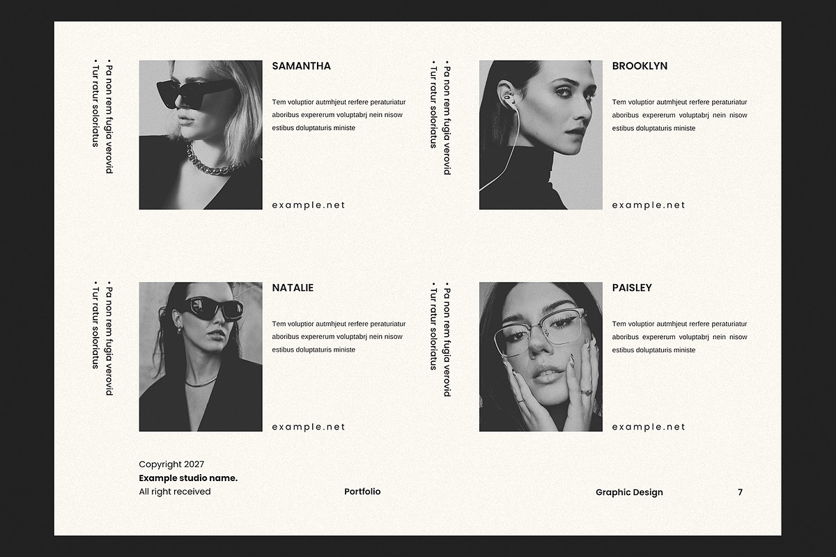 Graphic Design Portfolio Template, a Brochure Template by Studio Monova (Photo 6 of 12)