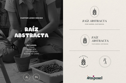 Raiz Abstracta Branding Kit