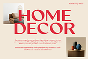 North Roland - Display Sans Serif, a Sans Serif Font by Viswell (Thumbnail 9 of 11)