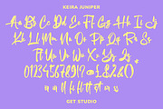 Keira Juniper - Bold Handwritten, a Handwritten Font by Get Studio (Thumbnail 10 of 10)
