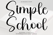 Simple School, a Handwritten Font by FreshTypeINK (Thumbnail 1 of 8)