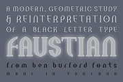 Faustian, a Serif Font by Ben Burford Fonts (Thumbnail 1 of 7)