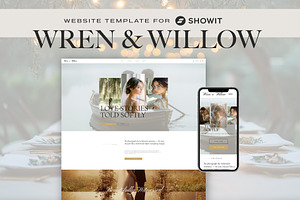 Wren & Willow | Showit Template, an App Template by Refinery Nine Co.