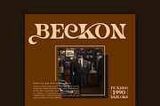 Vineca || Vintage Retro Serif Font, a Serif Font by Ermedia Studio (Thumbnail 6 of 10)