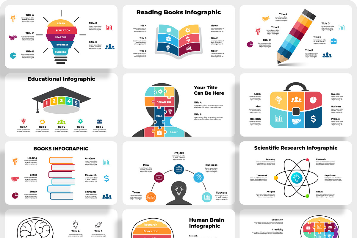 Education Infographic Slide Template, a Presentation Template by Wowly Design (Photo 2 of 7)