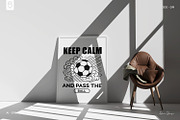Funny Football Quote T-Shirt Design, a Sport Illustration by shaondesigns (Thumbnail 5 of 6)
