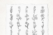 89 LINE ART FLOWER ILLUSTRATIONS, an Illustration by Katerina Osa (Thumbnail 8 of 10)