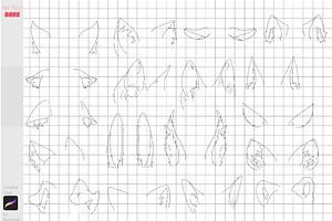 Photosop Anime Animal Ears ClipStudi