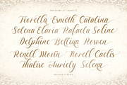 Wedding Trope - Romantic Script, a Script Font by Sarid Ezra (Thumbnail 3 of 10)