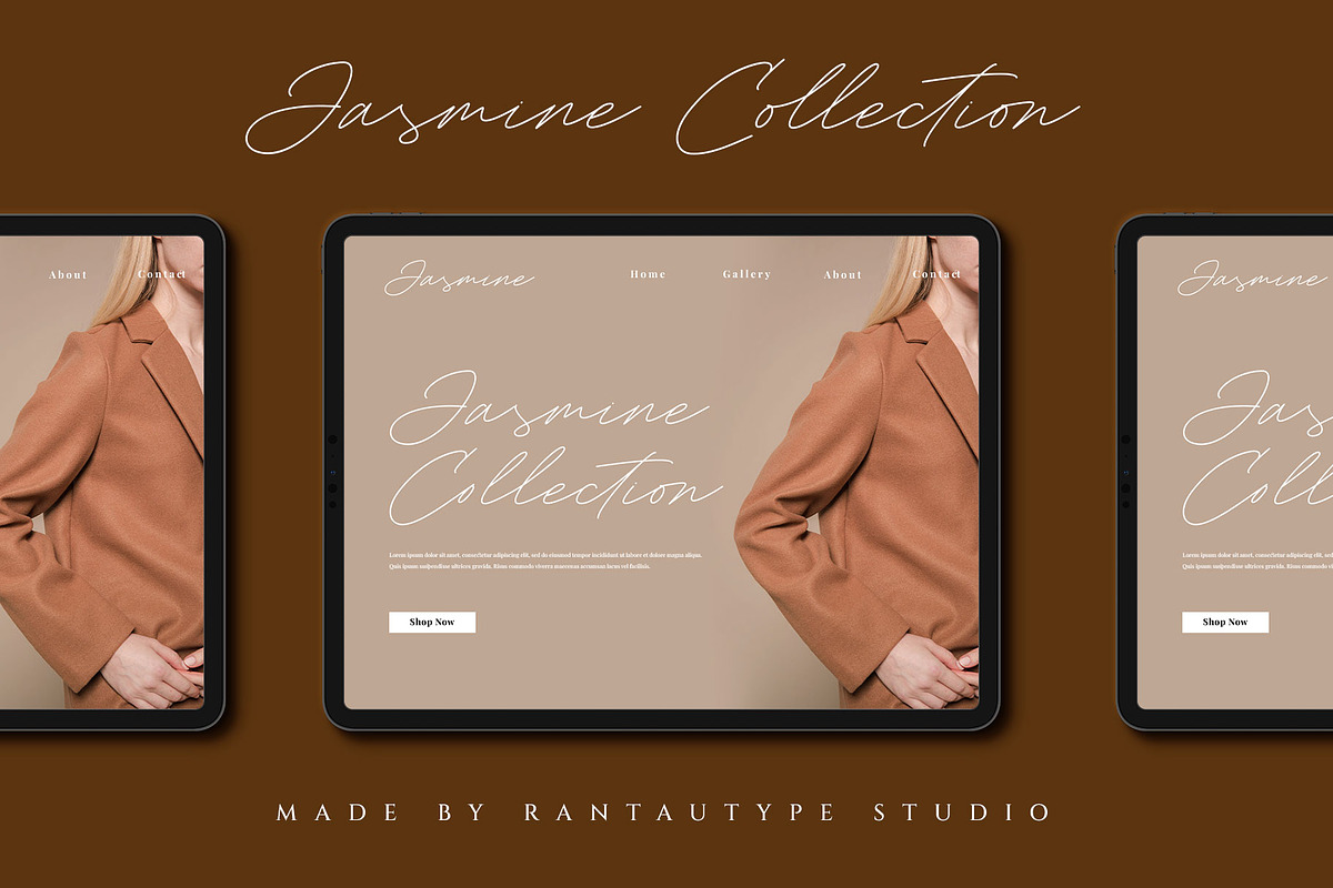 Grand Resort Elegant Monoline Script, a Handwritten Font by RantautypeStudio (Photo 4 of 15)