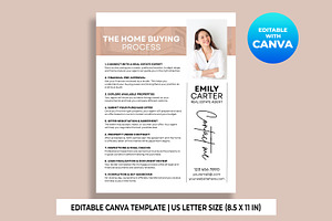 Home Buyer Guide Canva Template, a Flyer Template by M9 Design