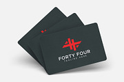 Number 44 logo design template, a Branding & Logo Template by Amadul11 (Thumbnail 2 of 4)