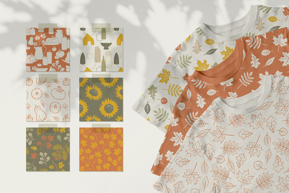 Autumn & Thanksgiving Pattern Set, a Decorative Illustration by Wild and Wonder by Ana (Photo 10 of 13)