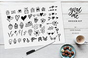 You + Me: hand drawn design kit, an Object Graphic by Gray Cat Graphics (Thumbnail 7 of 21)