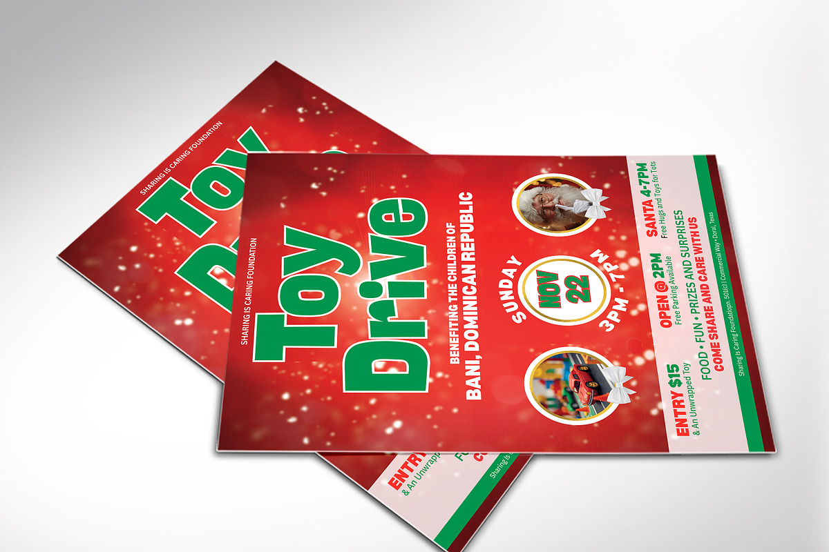 Christmas Toy Drive Flyer Template preview 7