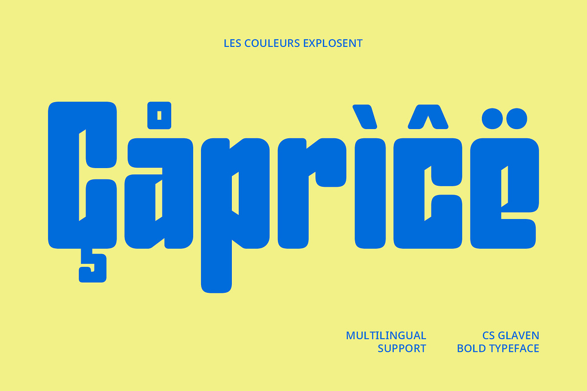 CS Glaven – Bold Font, a Sans Serif Font by Craft Supply Co. (Photo 4 of 8)