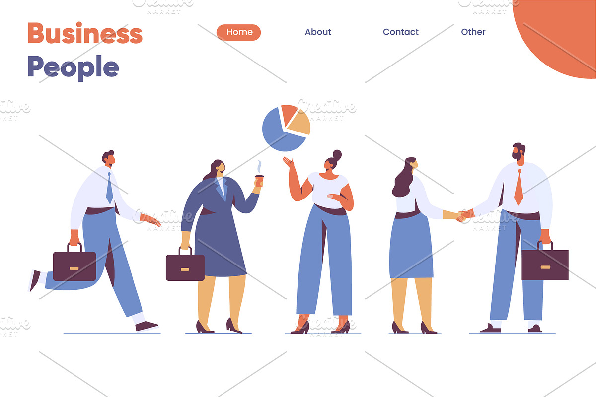 Business people vector bundle, a Person Illustration by Vector_Art (Photo 13 of 18)