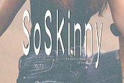 SoSkinny - Condensed Sans Font, a Font by OPY ArtStudio (Thumbnail 1 of 5)