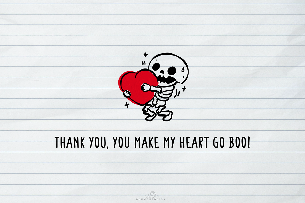 Gothic Valentines Skeleton Line art, a Decorative Illustration by Blumensdiary (Photo 7 of 7)