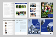 CSR Report Brochure Template, a Brochure Template by BrandPacks (Thumbnail 4 of 6)