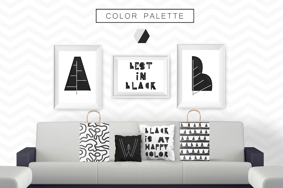 Simple alphabet line and spot, an Object Graphic by Alyonka_lis (Photo 7 of 10)