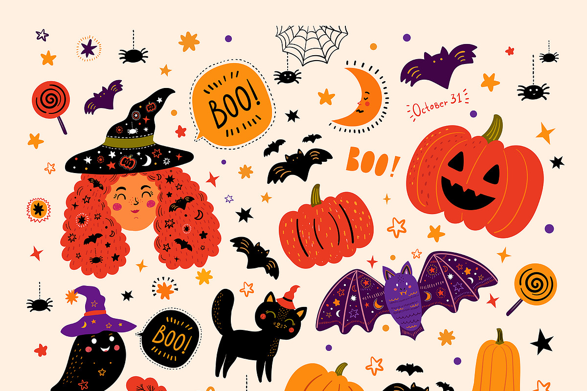 Happy Halloween!, a Seasonal Illustration by MoleskoStudio (Photo 4 of 6)
