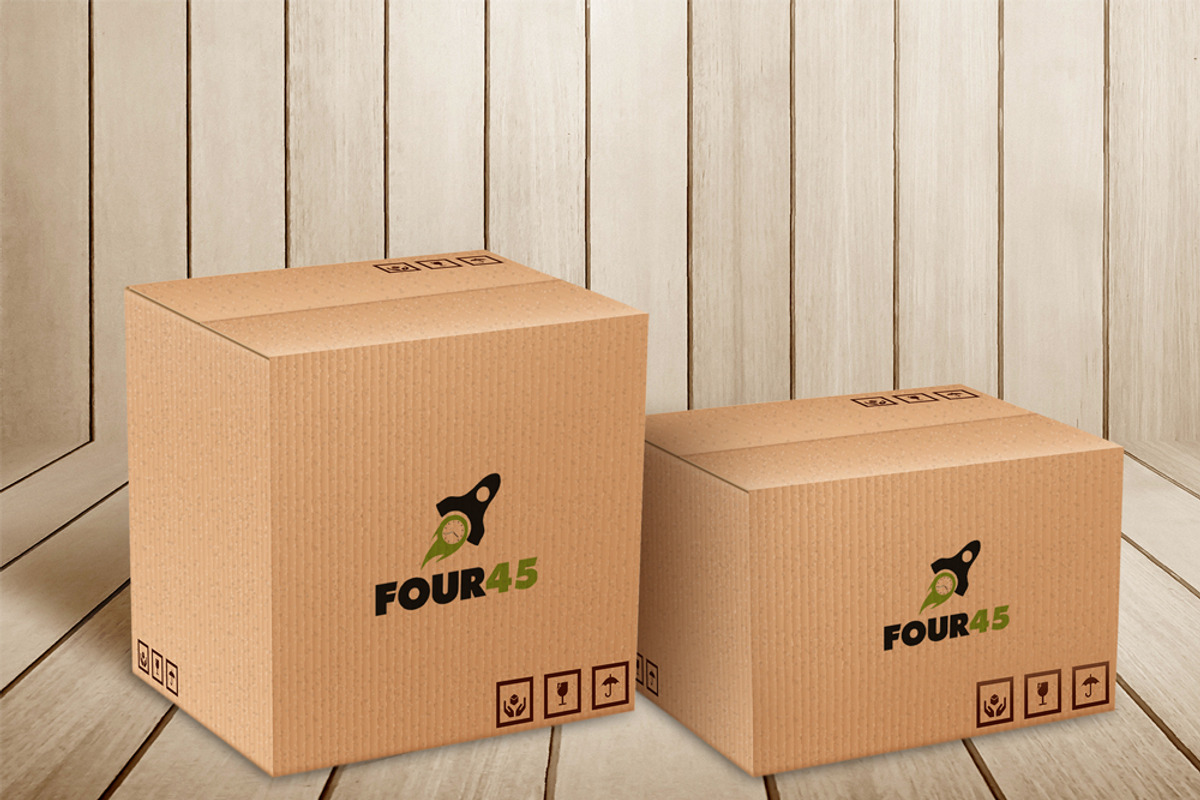 Four45 Delivery Logo, a Branding & Logo Template by Emdaduljs (Photo 3 of 5)