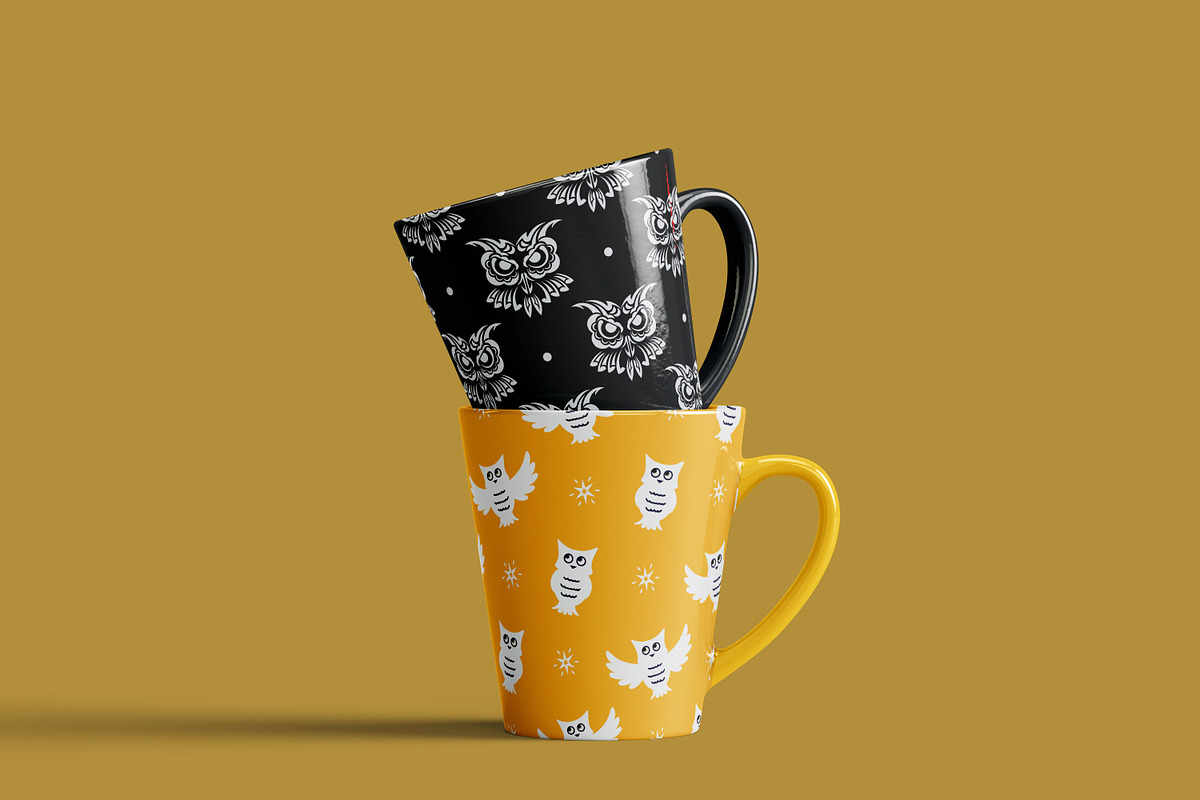 Owl Seamless Pattern, a Pattern Graphic by Digital Studio (Photo 5 of 6)