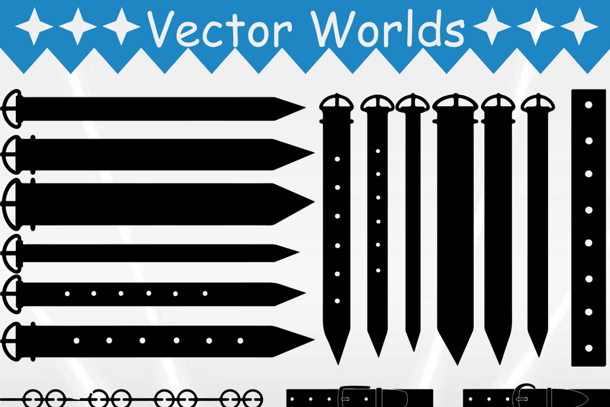 Belt SVG, Pant, Man, Belts SVG, an Object Graphic by VectorWorlds (Photo 2 of 3)