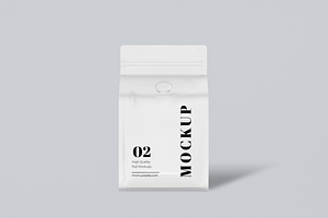 Coffee Bag Mockup Medium Size