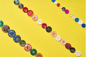 Minimal diagonal button pattern on, an Abstract Photo by Gladkov photography