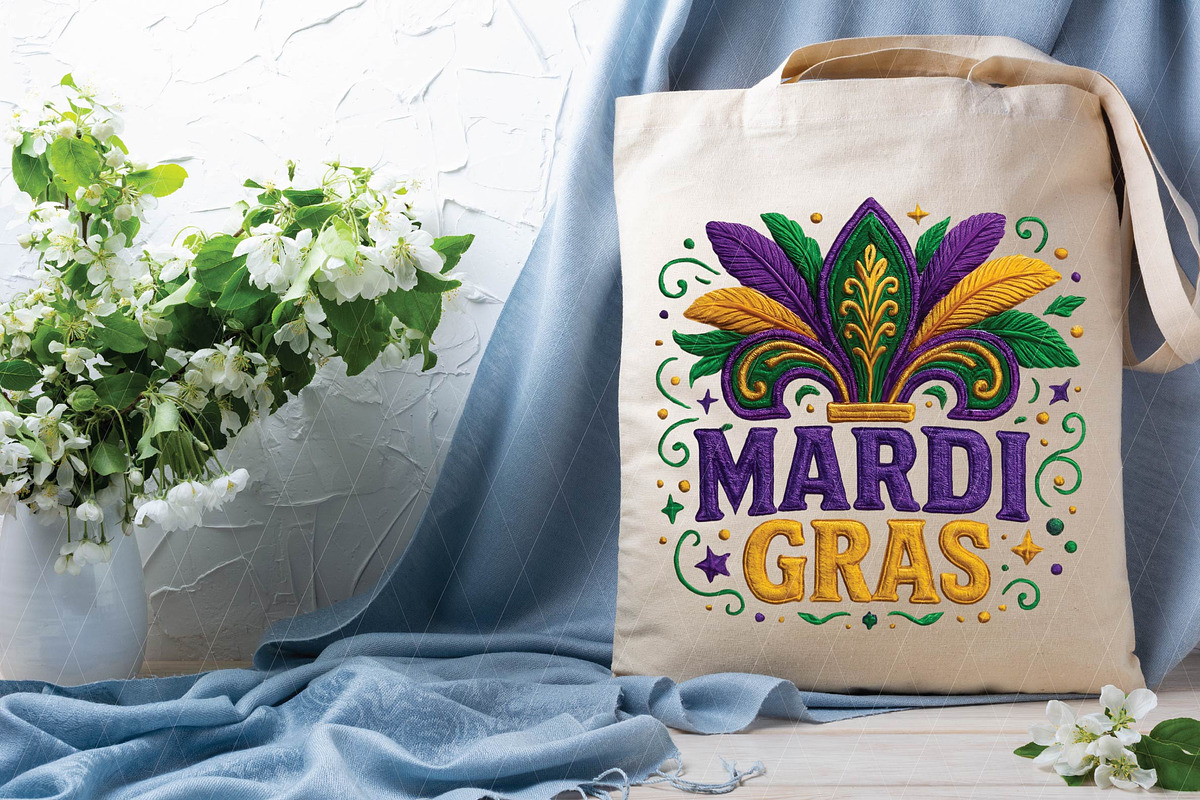 Faux Yarn Mardi Gras Png Carnival Pn, an Illustration by DreamPrint404 (Photo 5 of 6)