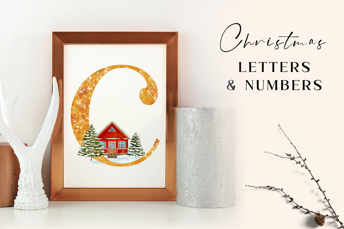 Christmas in Countryside Collection, a Decorative Illustration by Olya Haifisch (Photo 4 of 10)