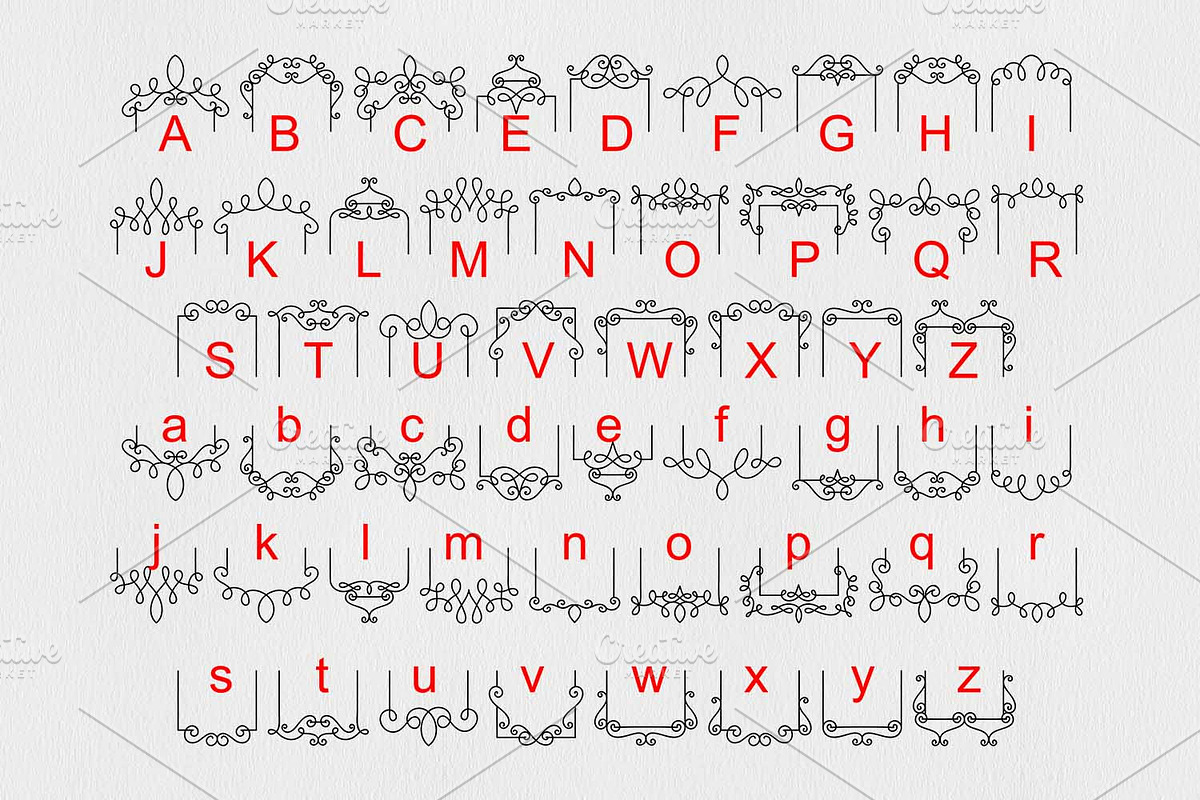 Frame Creator, a Symbol Font by Digital Typeface Studio