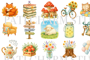 18 Cottagecore Clipart, a Decorative Illustration by Pati Charm Studio (Thumbnail 2 of 8)