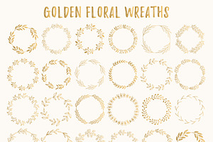 400 Golden Designs Eps & Png