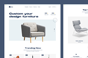 Furniture Landing Page, a Landing Page Template by UiDex (Thumbnail 3 of 4)