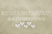 White Chocolate Font, a Sans Serif Font by Miss Kate (Thumbnail 2 of 3)