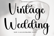 Vintage Wedding, a Handwritten Font by FreshTypeINK (Thumbnail 1 of 8)