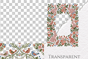 Folk Art Frame Scandinavian Frame, a Decorative Illustration by Invite to Clipart (Thumbnail 8 of 9)